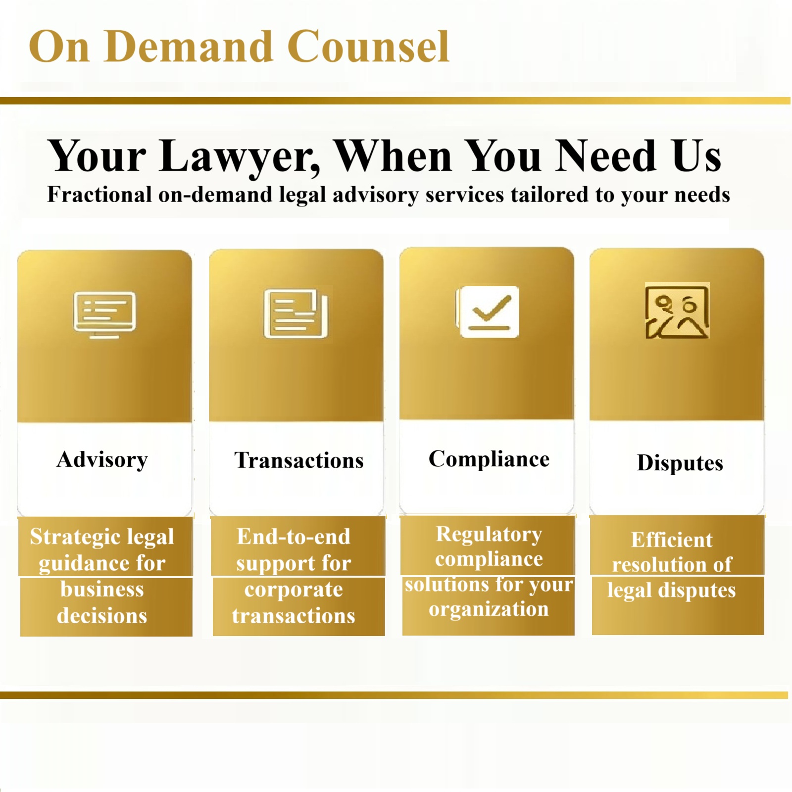 On demand Counsel